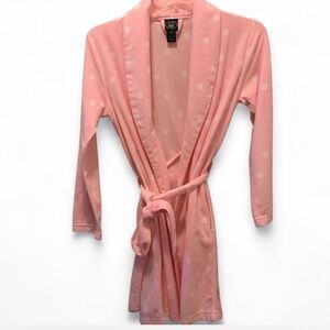 Laura Ashley Pink and White Women's Robe
